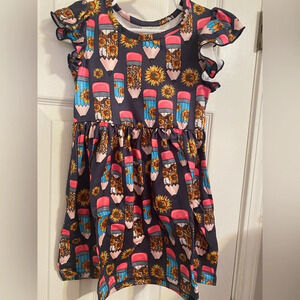 New Boutique Sunflower Pencil Dress